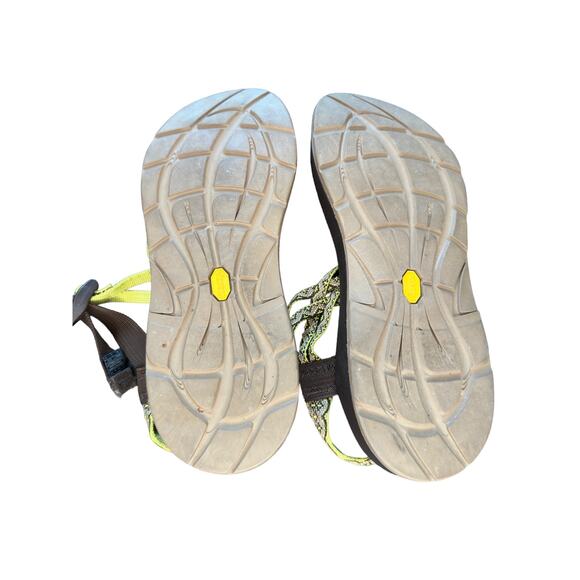 Chaco‎ Womens Brown Green Strappy Casual Outdoor ZX2 Yampa Sandals Size 9 - Picture 7 of 7